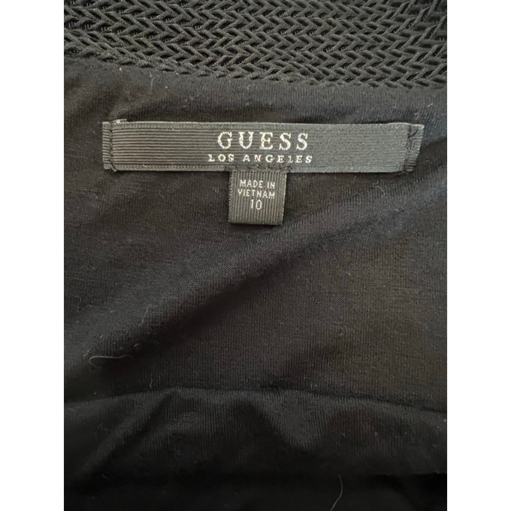 GUESS Knit Black Mid Rise Back Zip Flowy Skirt 10 - Picture 9 of 10
